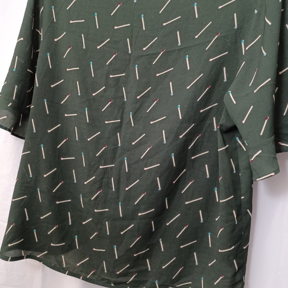 RAINY APRIL MATCHSTICK BLOUSE - Picture 3 of 8